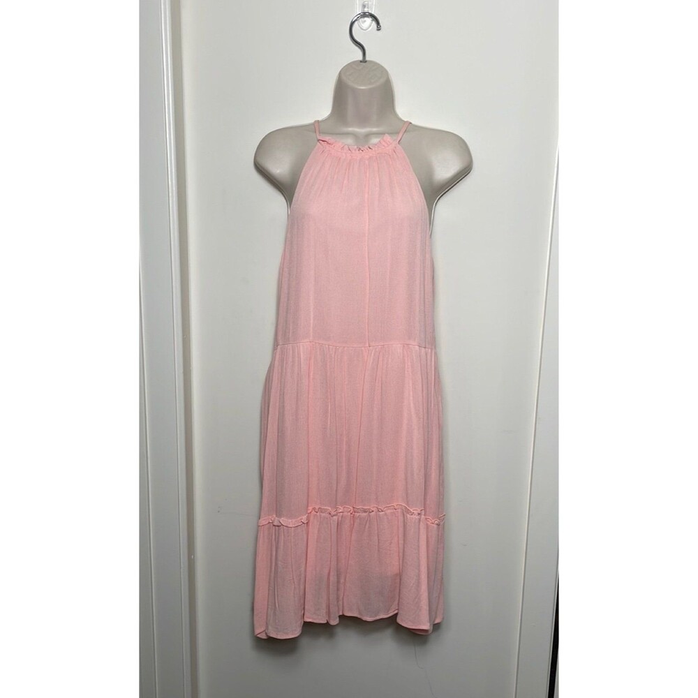 Francesca’s Blush Halter Dress NWT